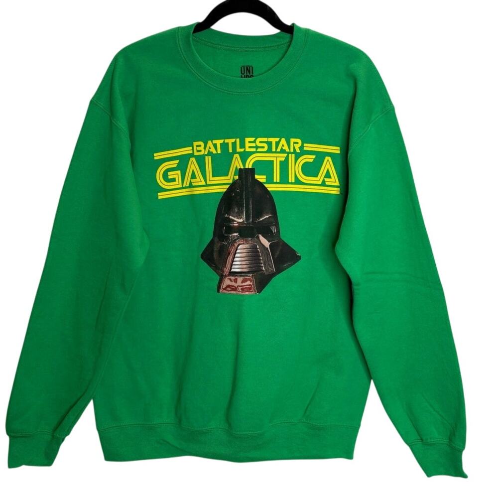 Universal Studios Battlestar Galactica Green Pullover Sweatshirt